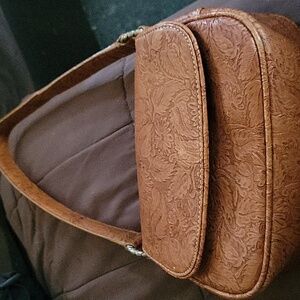 Nine west small embossed leather handbag